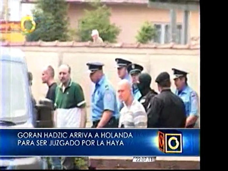 Hadzic extraditado