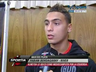 Fabian Bordagaray quiere ganarse un lugar
