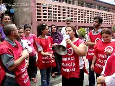 Direnişin 8. Gününde Güllü Hanoğlu' ndan Konuşma