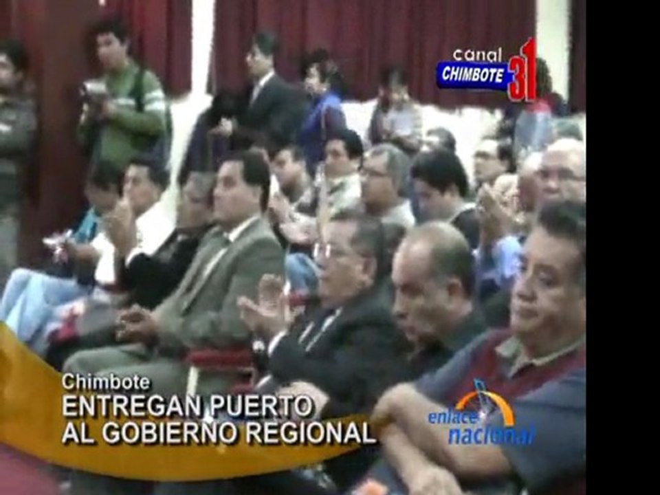 Entregan puerto de Chimbote al Gobierno Regional de Ancash