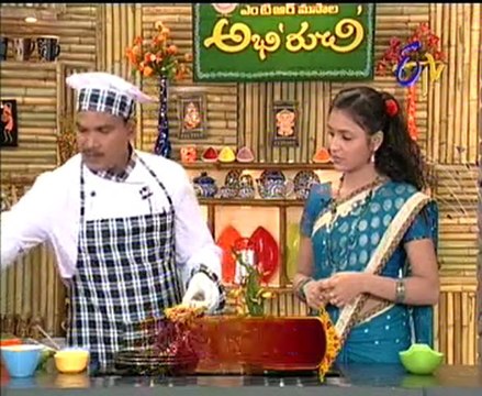 Abhiruchi - Recipes - Chinta Chiguru Senaga Pappu, Sweet Corn Tikki & Amla Burfi - 01