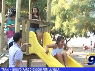 Trani | Nuovo parco giorchi per la villa
