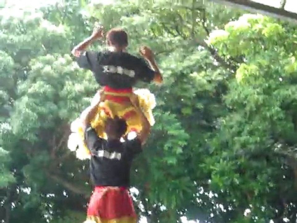 文揚龍獅團 Practice of the Lion dance on Abtis (1)