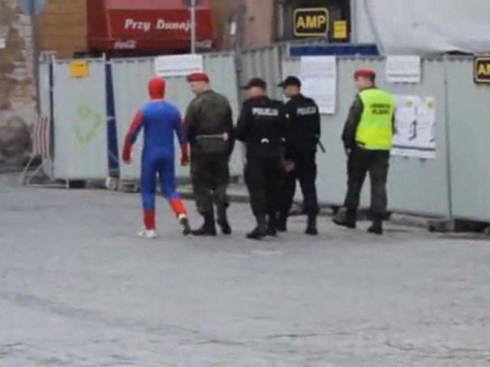 Polnische Spiderman verheerende Auswirkungen