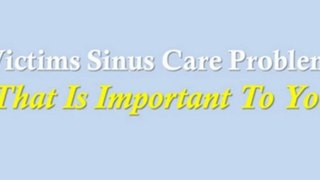 sinus infection home remedies - sinus pain relief