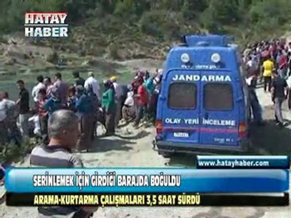 serinlemek içn girdiği barajda boğuldu