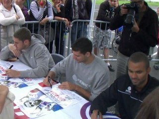 Equipe de France - dédicaces à Pau