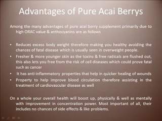 Pure Acai Berrys Reviews