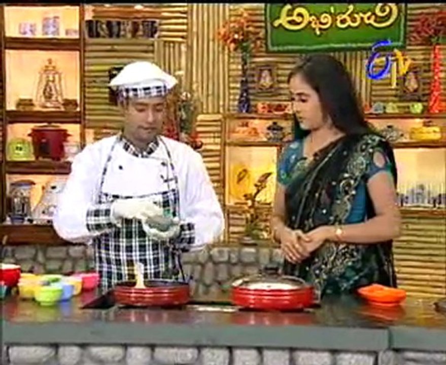 Etv Abhiruchi - Gummadi Pulao,Apple Almond Honey Salad,Queen Puddings,Saggubiyyam Bondalu - 01