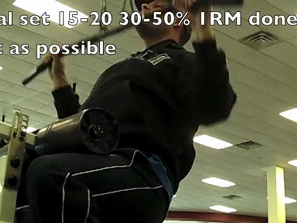 Max Force to Rep Workout Back Exercises