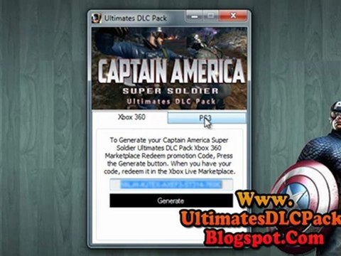 Captain America Super Soldier Ultimates DLC Pack Redeem Code Generator For Free