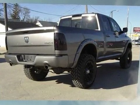 2010 Dodge Ram Sport Winnipeg, MB USED CAR DEALER 6 Rough Country lift, 37 Nitto Trail Grappler, 20 rims