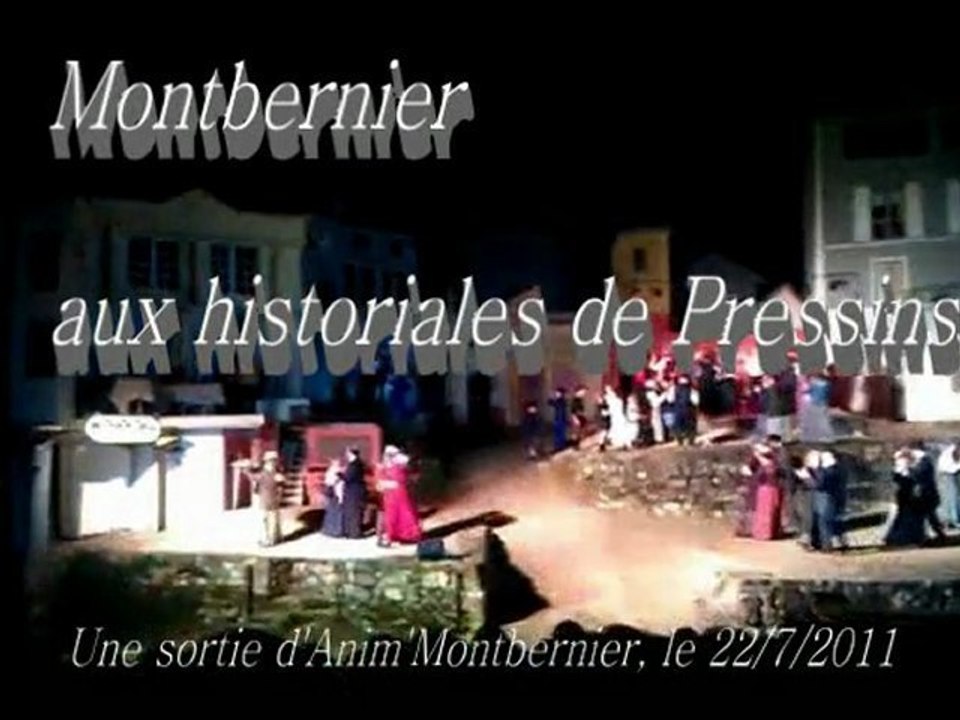 Montbernier : Extraits Historiales de Pressins