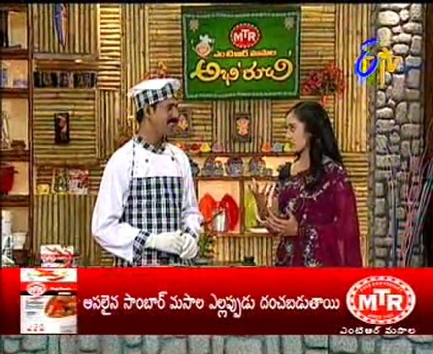 Etv Abhiruchi-Pindi Vantalu,Urinche Vanta,Good food,Sweet Snacks - 02