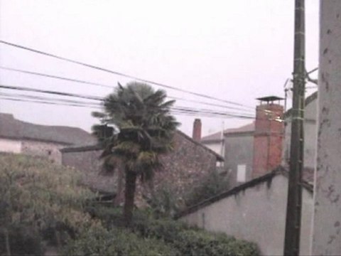 orage violent foudre sur ALBI le 12 juillet 2011