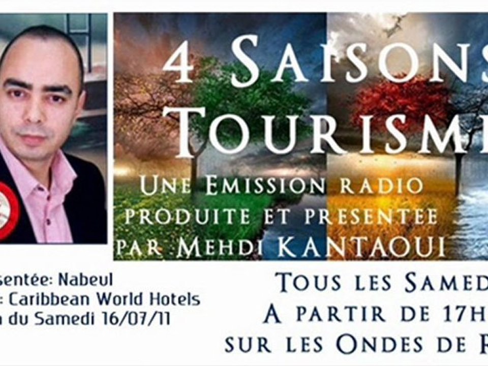 "4 Saisons Tourisme" : Ville de Nabeul - RTCI le 16/07/11