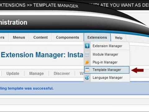 How to Install Joomla 1.6 templates Joomla 1.7 templates