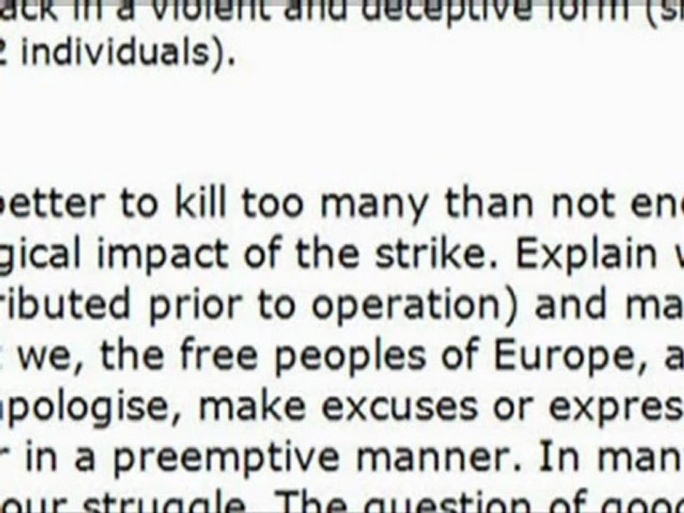Bizarre 'manifesto' of Norway attacker