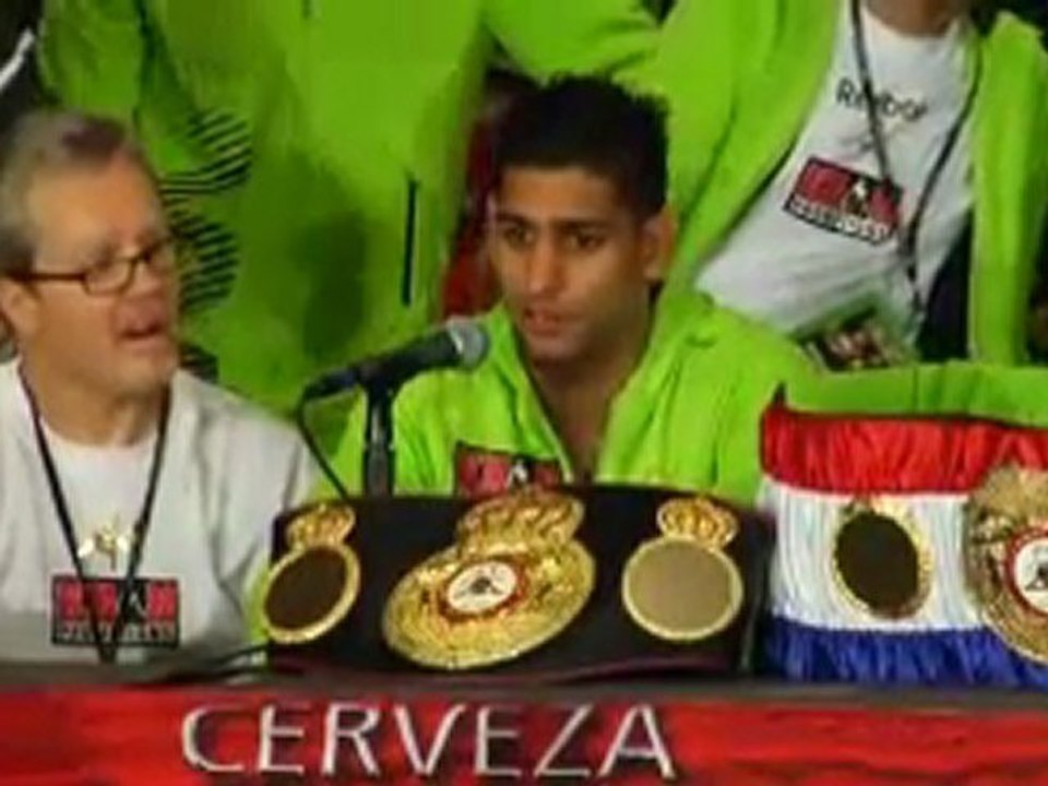 Amir Khan after Fight Press Conference 24-711