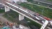 Dozens killed as bullet trains collide in China