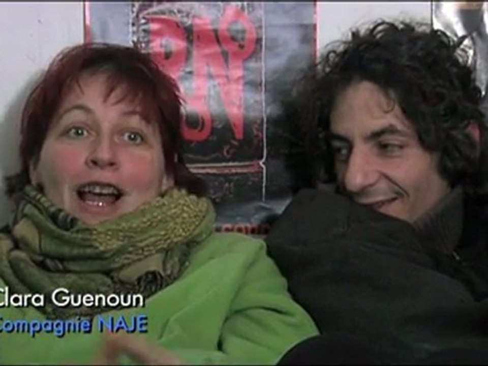 Reportage sur le spectacle "Les impactés"