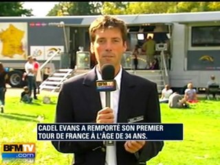 Cadel Evans remporte le Tour de France 2011