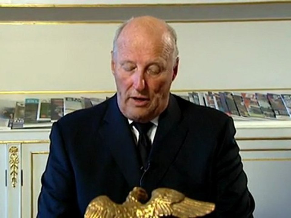 King Harald Addresses  The People Of Norway