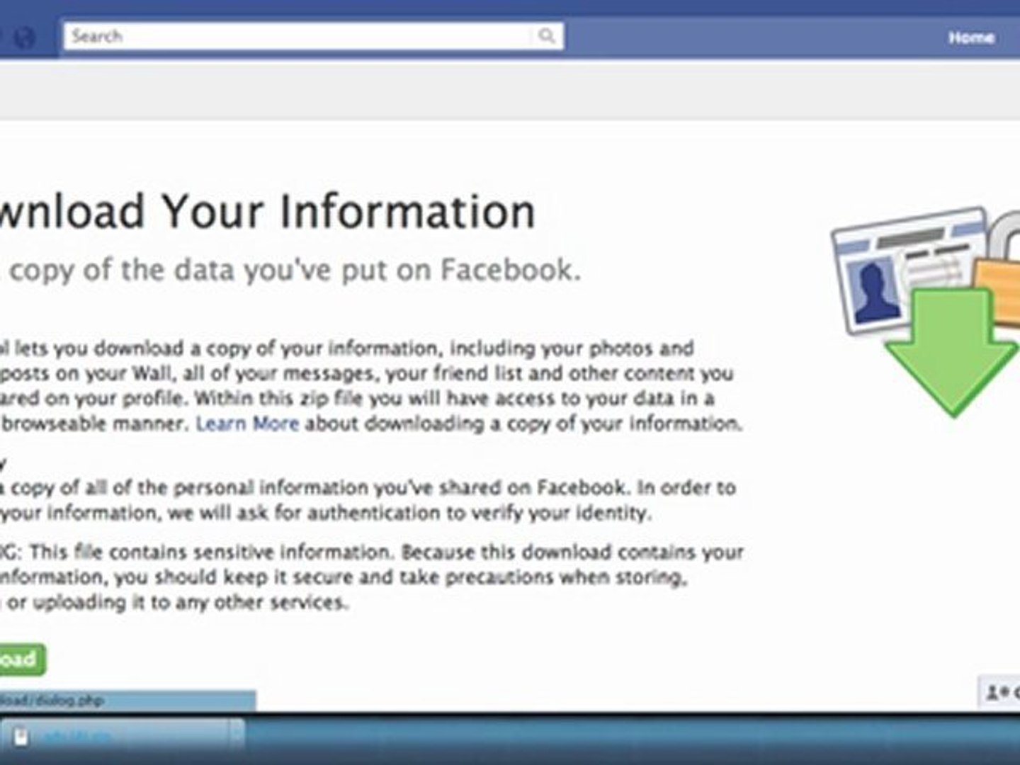 How to Download Facebook Data