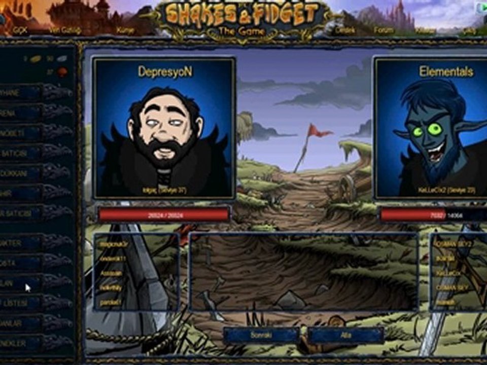 Depresyon VS Elementals