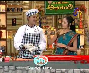 Abhiruchi - sorakaya majjiga pulusu,Veg Fruit Juice,Kobbari votes Cutlets,Alu Jantikalu - 02