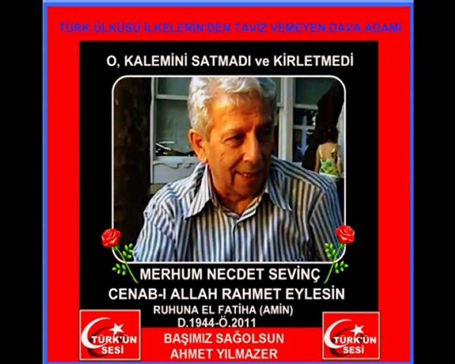 NECDET SEVİNÇ ANISINA,YASİN, HAYATI ve KENDİ SESİNDEN KONUŞMASI.