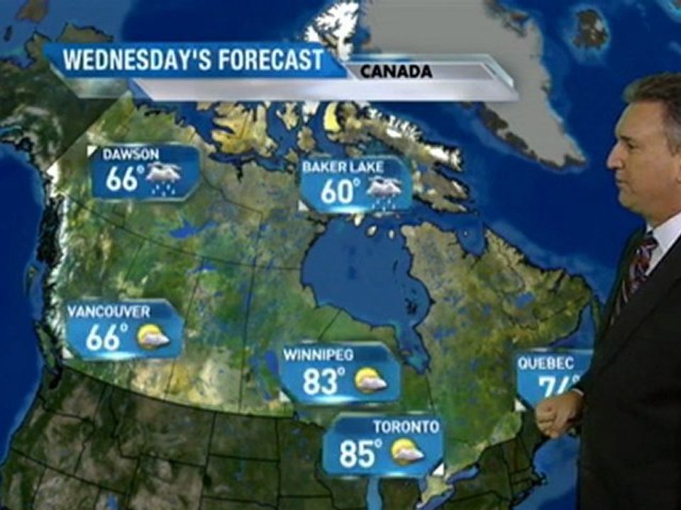 Canada Vacation Forecast - 07/24/2011