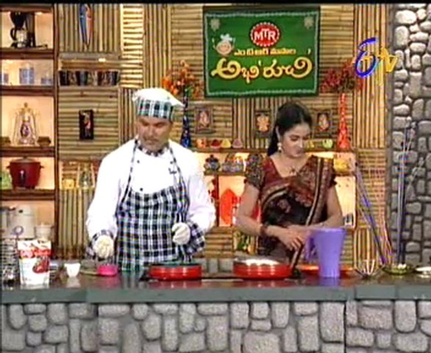 Etv Abhiruchi-Pindi Vantalu,Urinche Vanta,Good food,Sweet Snacks - 03