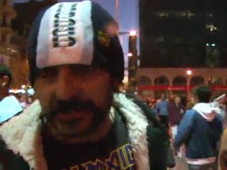 Celebrations in Uruguay after Copa America victory