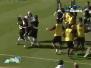 Las piñas en Lanús-All Boys. Rodriguez vs Camoranesi