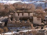 Wintery village in upper Ladakh
