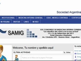 Configuracion foto de perfil-  Nombre y Apellido-  Pais- Escribe en el Muro
