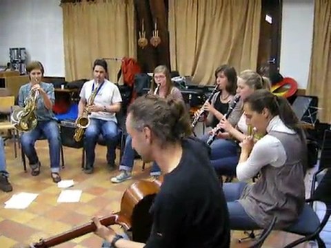 Cregg's Pipe par le groupe Cream Team avec Yann Manche lors du stage de Musique et Découverte 2010