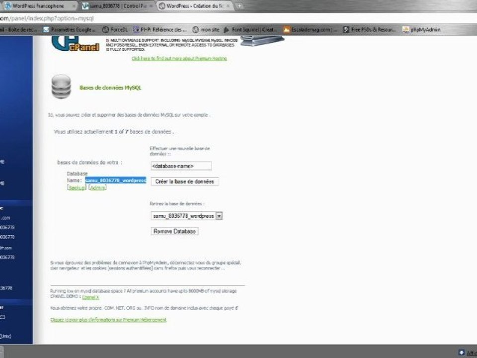 tutoriel :: Installation et configuation de wordpess