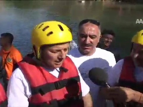 MUNZUR'DA RAFTİNG KEYFİ