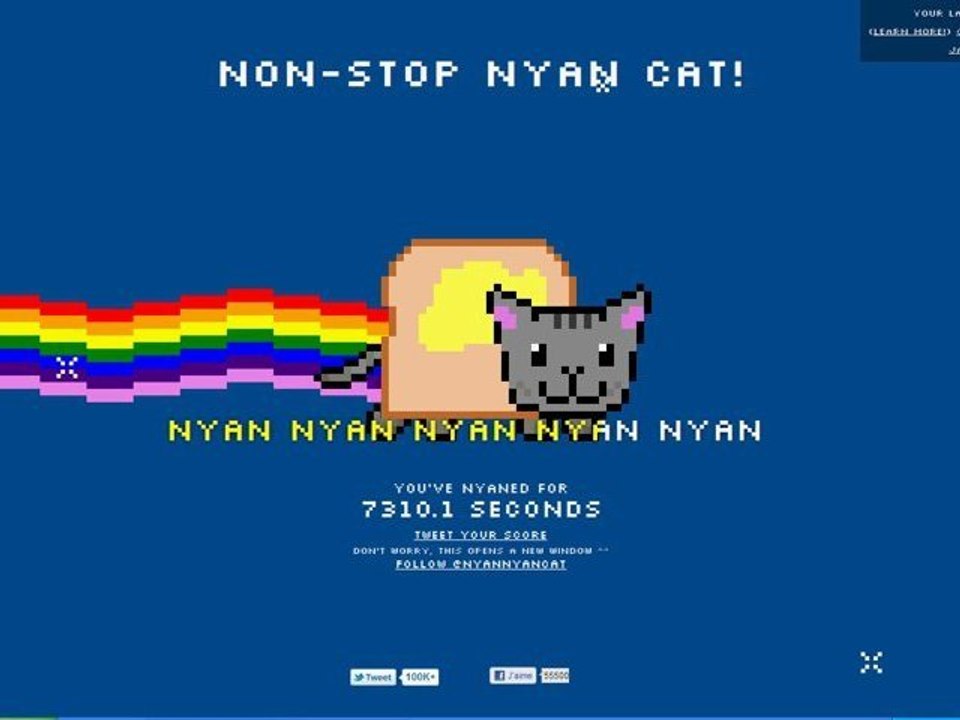 nyan cat +2heures!!!!!!!!