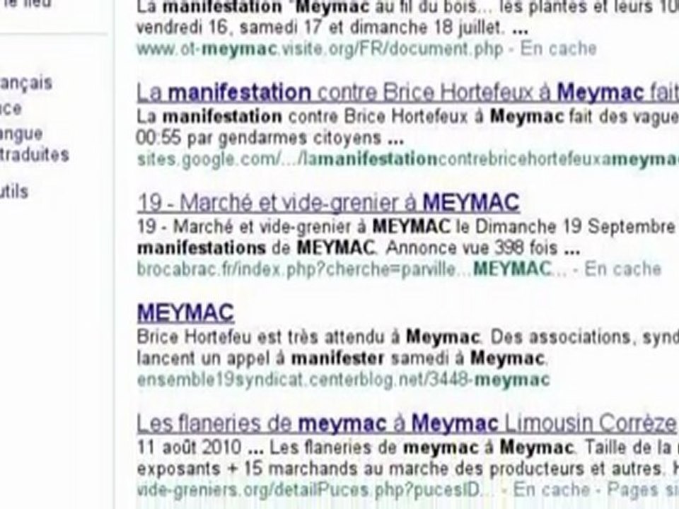 Brice Hortefeux et Google