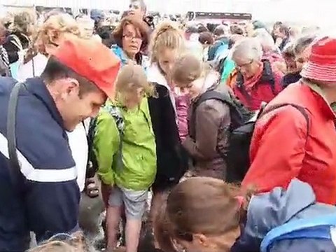 Pèlerinage des Grèves, Genêts-Le Mont Saint Michel, lundi 25 juillet 2011