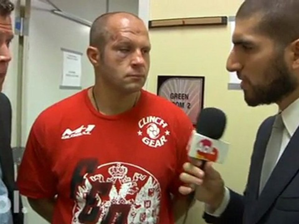 MMA Fedor vs. Henderson интервью после боя