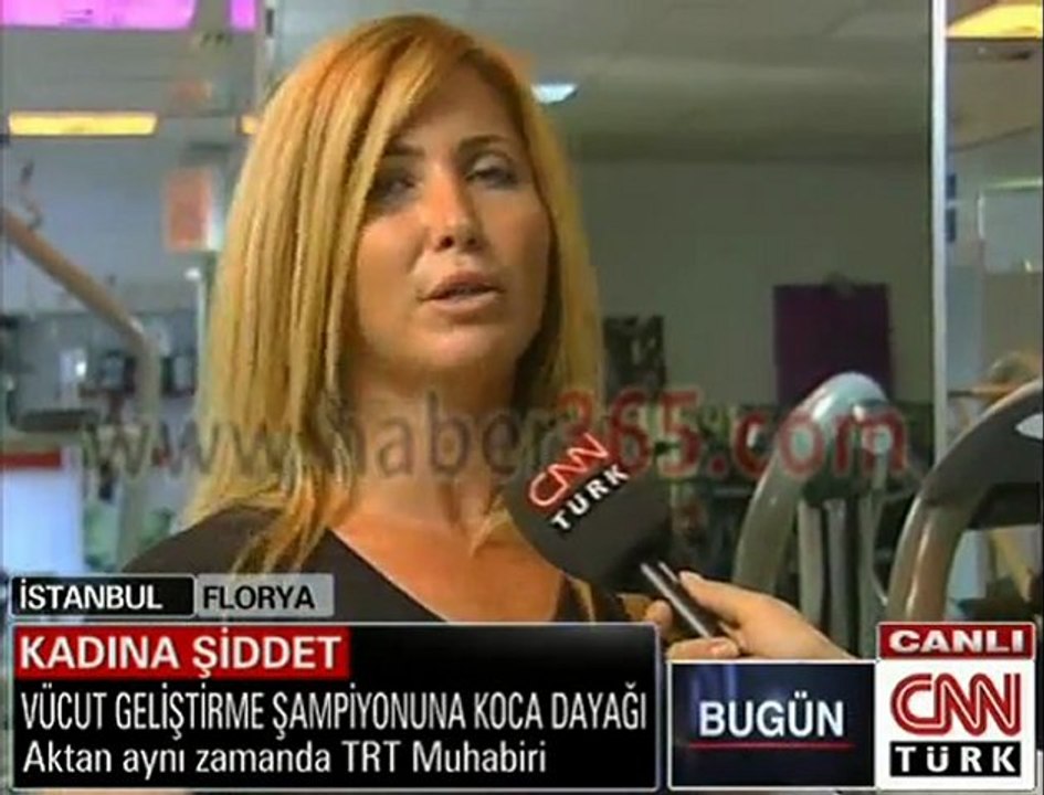 Vücut şampiyonuna koca dayağı!