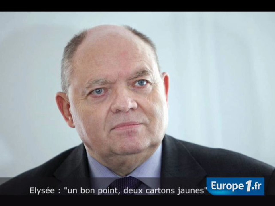 Elysée : "un bon point, deux cartons jaunes"