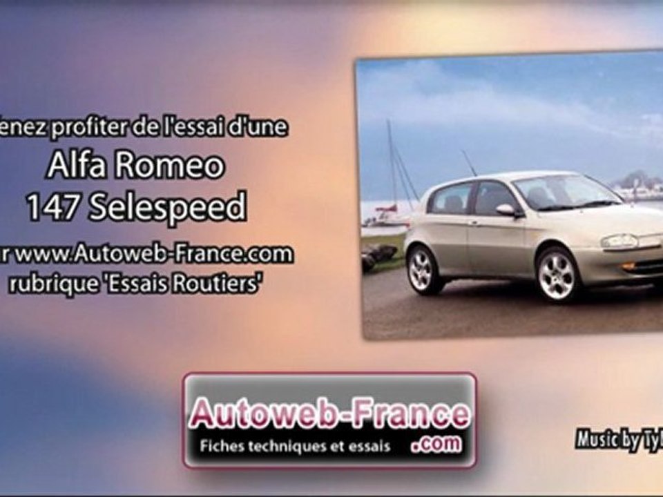 Essai Alfa Romeo 147 Selespeed - Autoweb-France