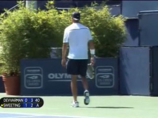 Sweeting batte Devvarman - Los Angeles, 1° turno