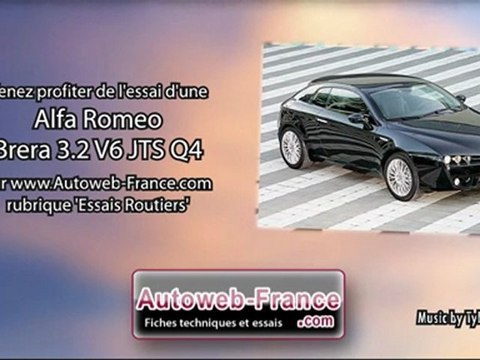 Essai Alfa Romeo Brera 3.2 V6 JTS Q4 - Autoweb-France