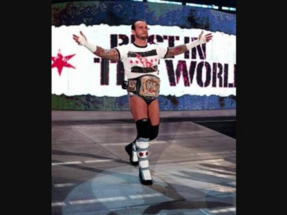 CM Punk new theme song Cult of Personality 2011